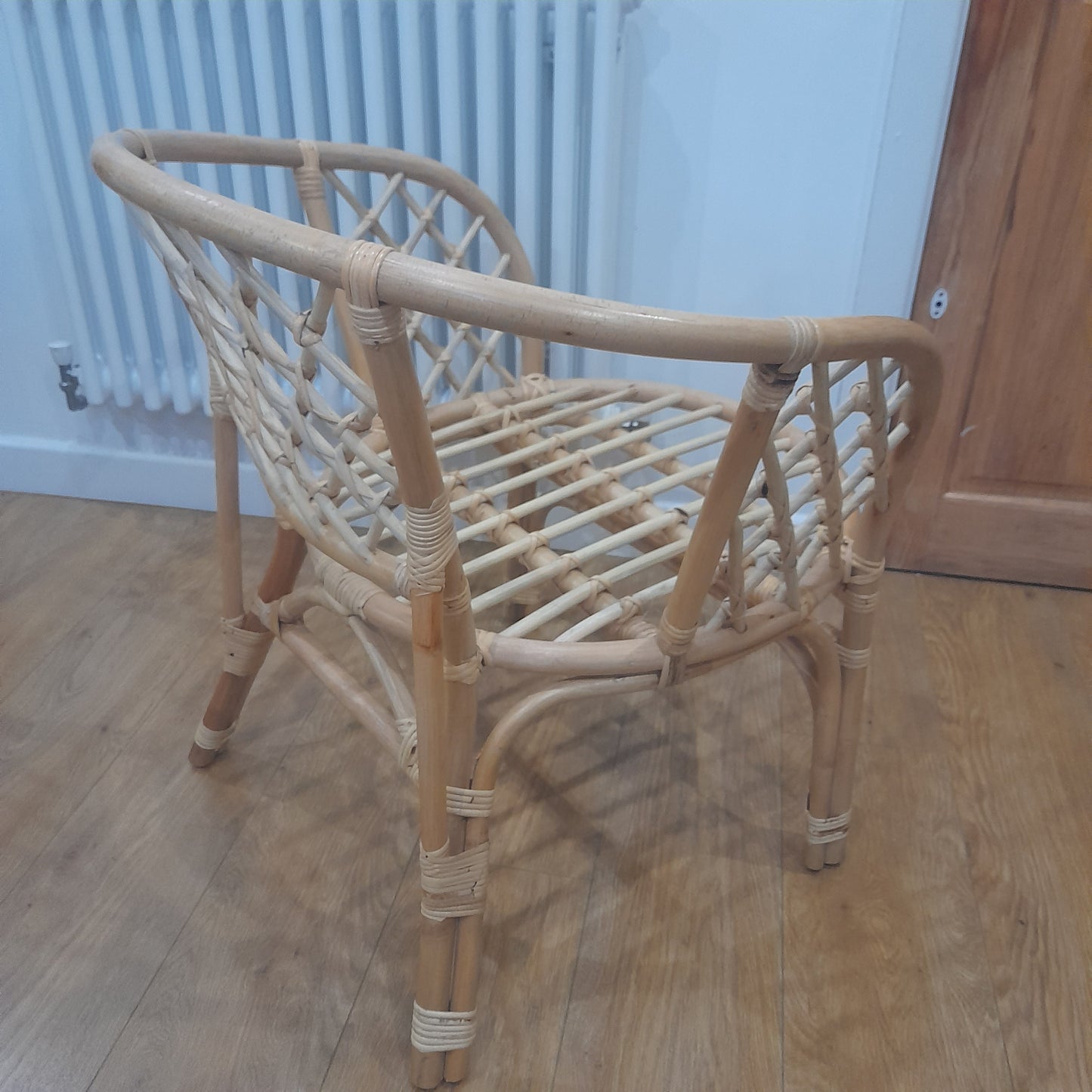 Cane and Wicker/Rattan Bahama Conservatory Chair back.