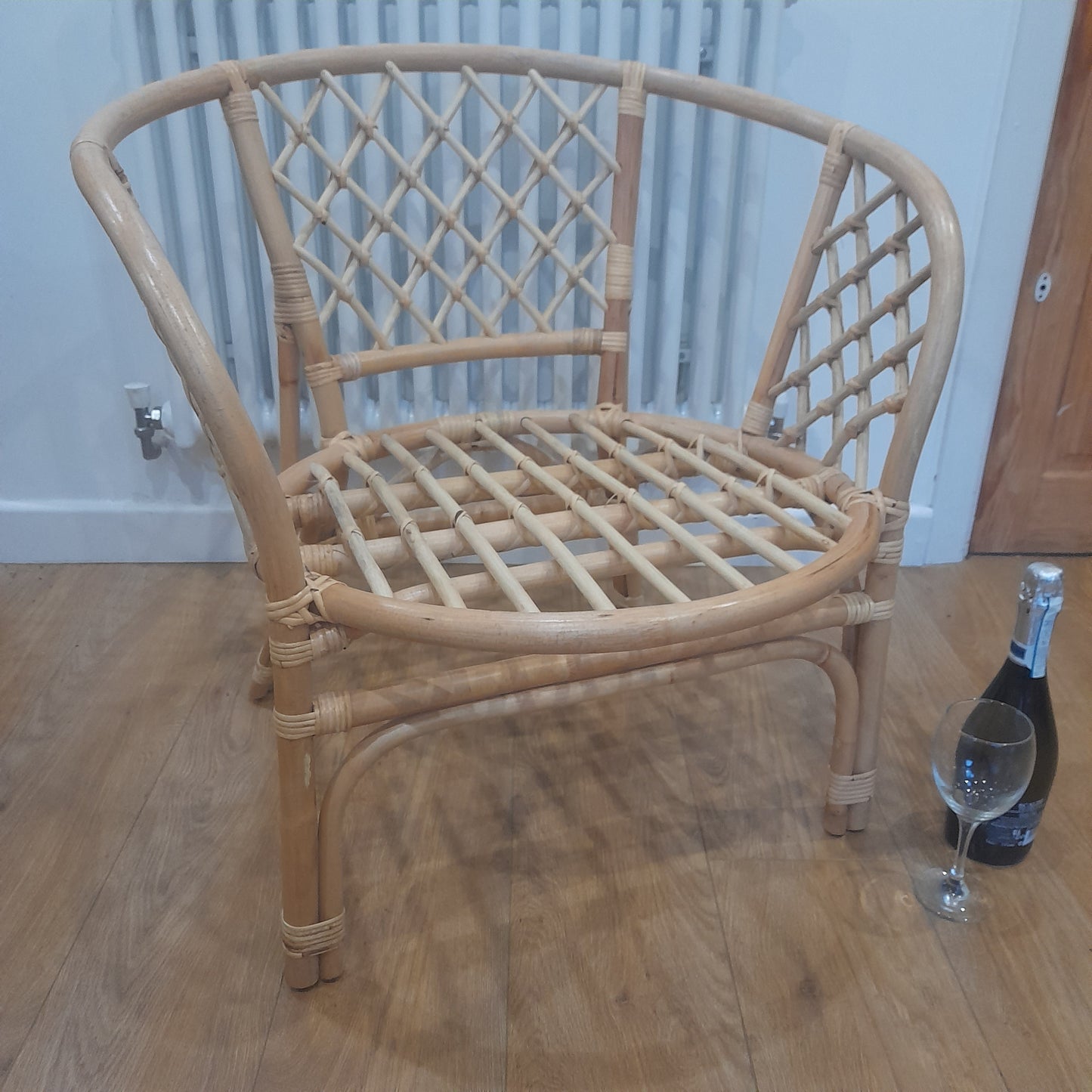 Cane and Wicker/Rattan Bahama Conservatory Chair.