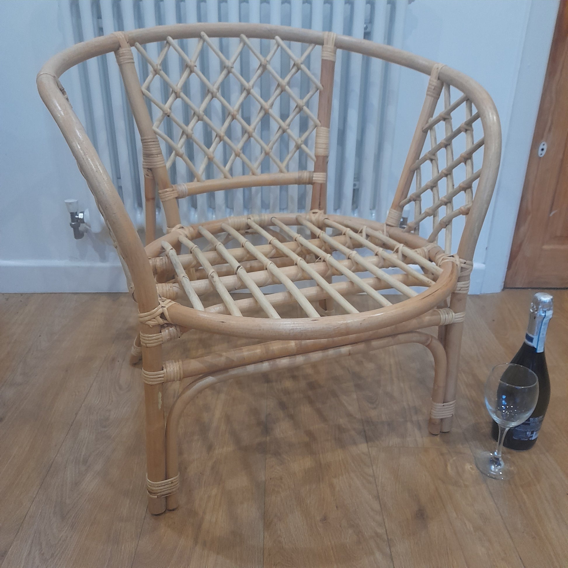 Cane and Wicker/Rattan Bahama Conservatory Chair.