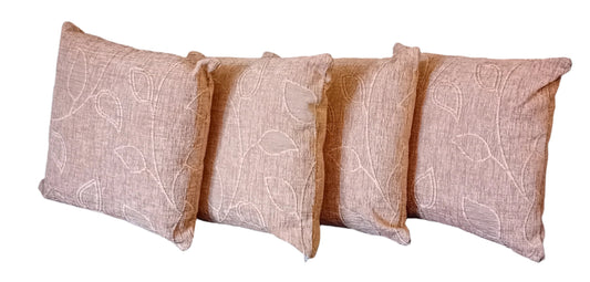 4 x 43cm Montana Rose Square Fibre Filled Scatter Cushions.