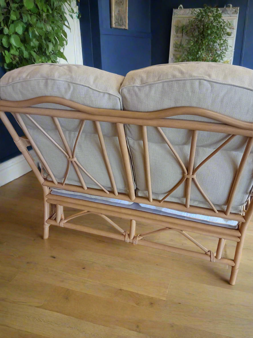 Cane and Wicker Conservatory Sofa