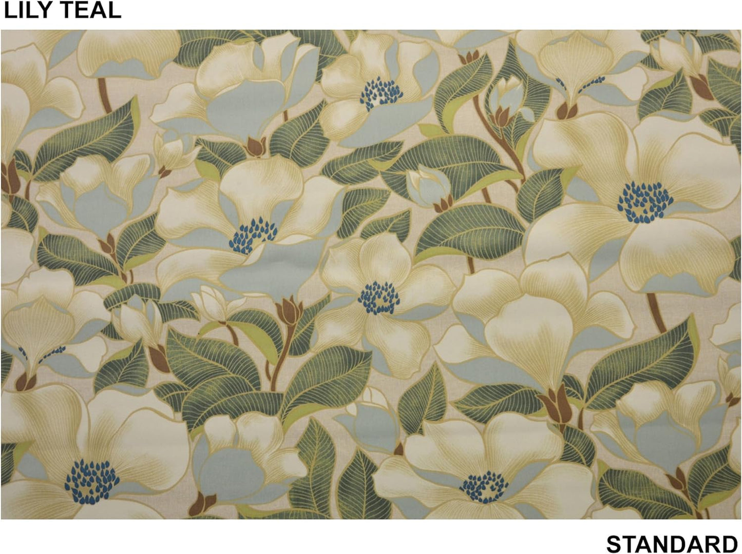 Lily Teal Fabric
