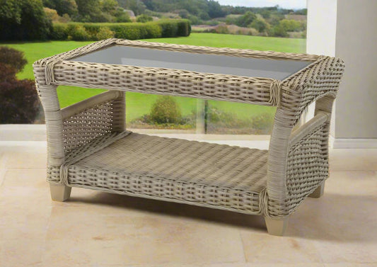 Cane Conservatory Coffee Table