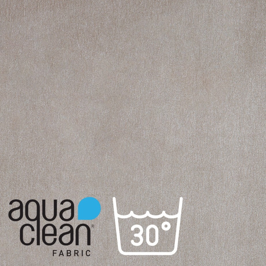 Aqua Clean Beige Plain Fabric.