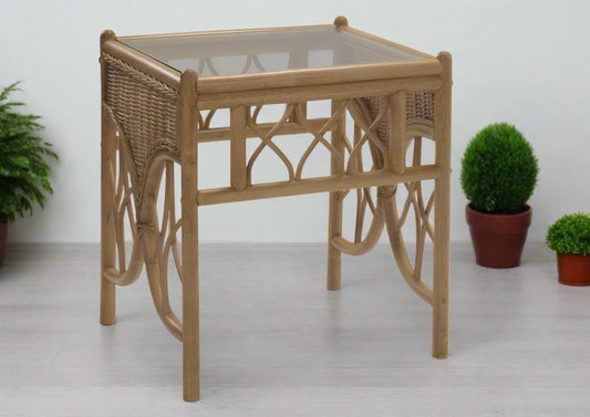 Cane Conservatory Side Table