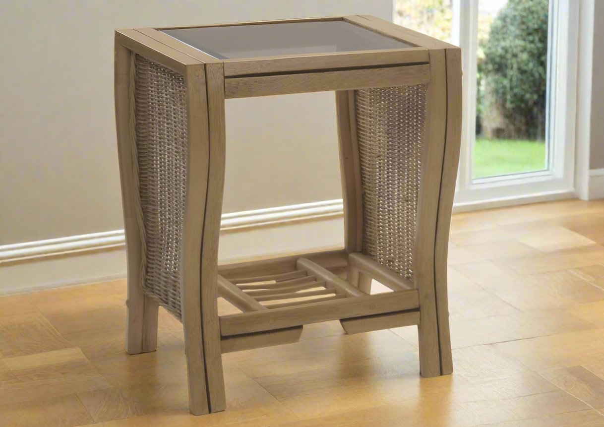 Cane Conservatory Side Table