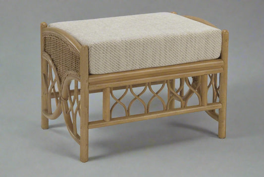 Cane Conservatory Footstool.