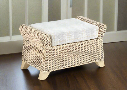 cane footstool