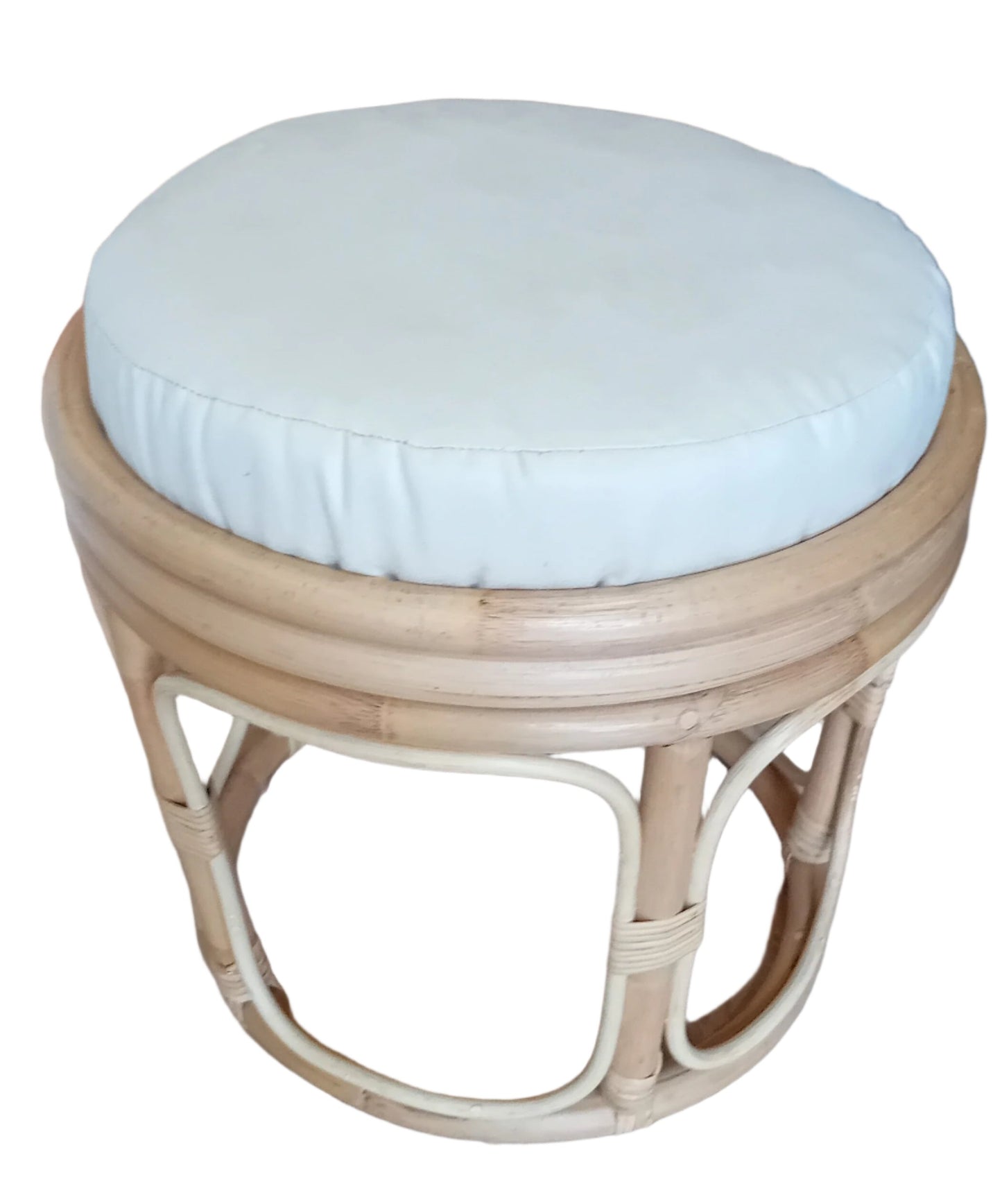 Natural Cane Conservatory Papasan Stool