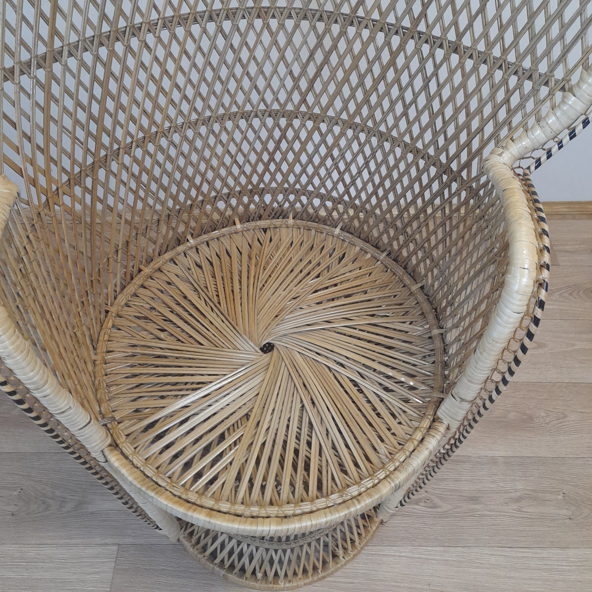 Wicker/Rattan Conservatory Princess Chair seat.